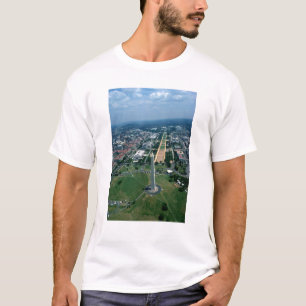 国民のモールの空中写真 Tシャツ