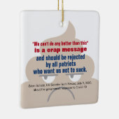 国民の健康を増進すべきだ セラミックオーナメント (右)