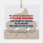 国民の健康を増進すべきだ セラミックオーナメント (裏面)