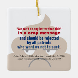 国民の健康を増進すべきだ セラミックオーナメント