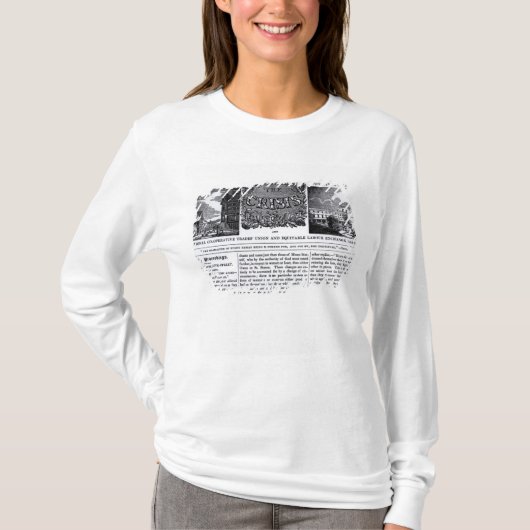 「国民の協同組合の第一面は交換しました Tシャツ (正面)