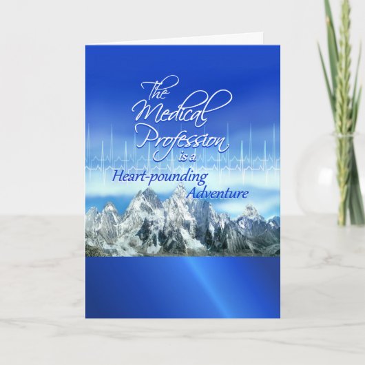 国民の博士Day Card_Doctors' Day Heartbeatの カード (正面)