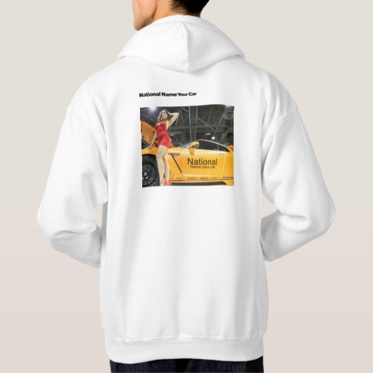 国民の名前あなたの公式の車の名前すべて パーカ (裏面)