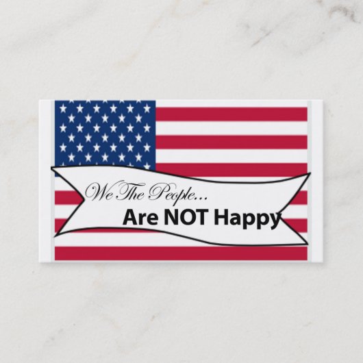 国民の国旗 名刺 (正面)