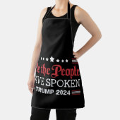 国民の声が届いた トランプ 2024 エプロン (インサイチュ)