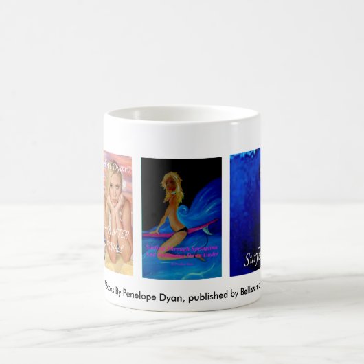 国民の後でサーフするサーファーの女の子の夏Su… コーヒーマグカップ (中央)