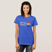 国民の投票を許可する Tシャツ (正面フル)
