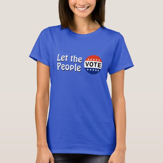 国民の投票を許可する Tシャツ (正面)
