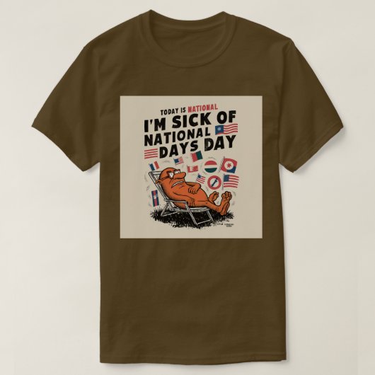 国民の日の日 Tシャツ (デザイン正面)