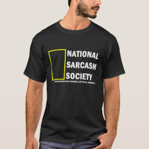 国民の皮肉の社会 Tシャツ