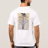 国民の連隊150th Gettysburg Tシャツ (裏面)