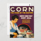 国民の食べ物をトウモロコシで包む ポストカード (正面/裏面)