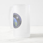 国民のGeospatial知性代理店(NGA) フロストグラスビールジョッキ (正面左)