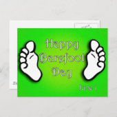 国民ははだし日6月1日行きます ポストカード (正面/裏面)