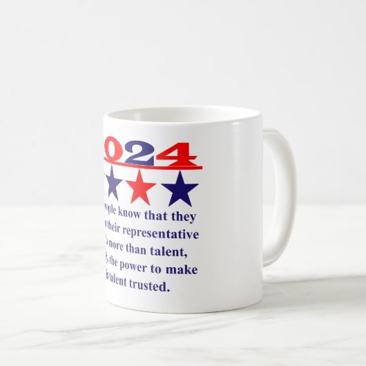 国民は彼らが必要としていることを知っている – 政治引用文 コーヒーマグカップ (正面右)