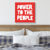 国民への力 キャンバスプリント (インサイチュ (寝室))