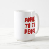 国民への力 コーヒーマグカップ (正面右)