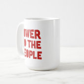 国民への力 コーヒーマグカップ (正面左)