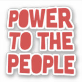 国民への力 シール (正面)