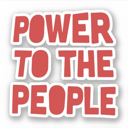 国民への力 シール (正面)