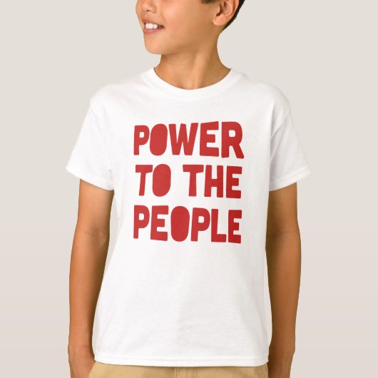 国民への力 Tシャツ (正面)