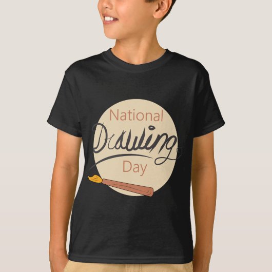 国民スケッチの日標識 Tシャツ (正面)