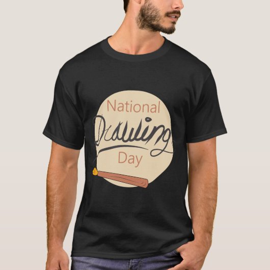 国民スケッチの日標識 Tシャツ (正面)