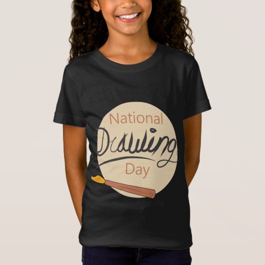 国民スケッチの日標識 Tシャツ (正面)