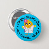 国民ナースの日 – ナース 缶バッジ (正面&裏面)