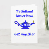 国民ナース週間サンキューカード カード (正面)