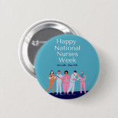 国民ナース週間 缶バッジ (正面&裏面)