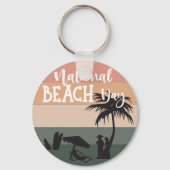 国民ビーチの日標識 キーホルダー (裏面)
