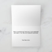 国民ボスのデイカード サンキューカード (内部)