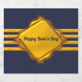 国民ボスの日 スパークリングワインラベル (シングルラベル)