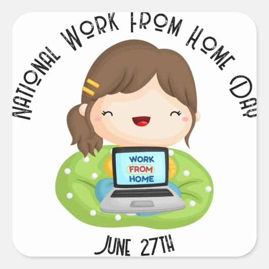 国民仕事fromホームデーカスタム スクエアシール (正面)