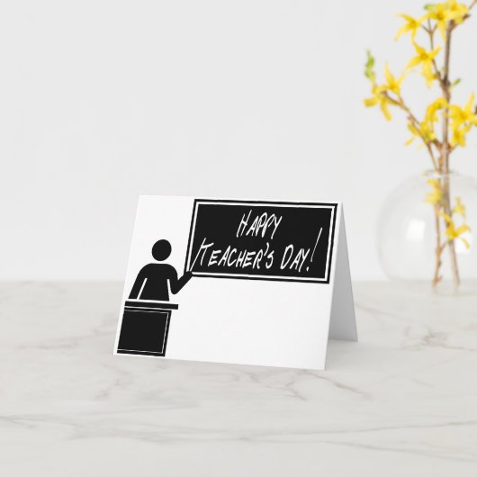 国民先生感謝の日 カード (黄色い花)