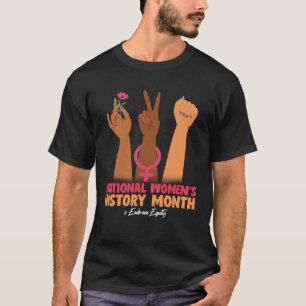 国民女性の歴史2023年2023年11月の自己資本を受け入れる Tシャツ