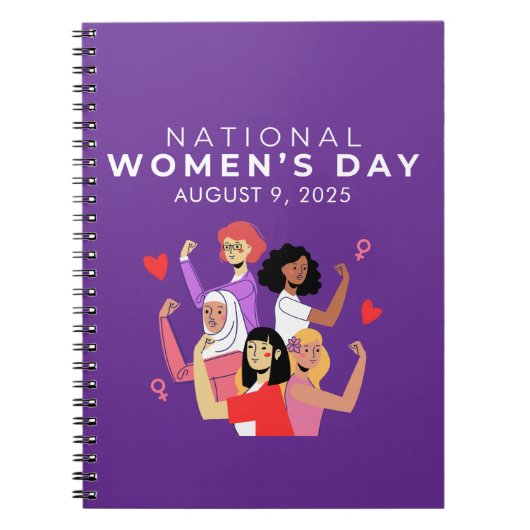 国民女性デー ノートブック (正面)