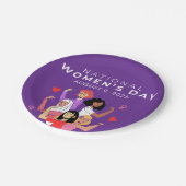 国民女性デー ペーパープレート (アングル)