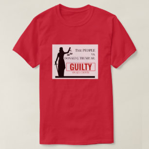国民対トランプ有罪判決 Tシャツ