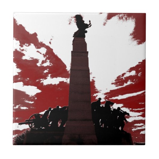 国民戦争記念物 タイル (正面)