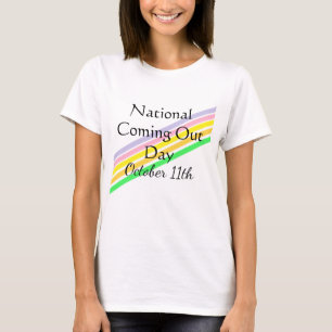 国民来の外出日10月11日 Tシャツ