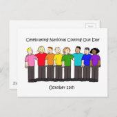 国民来の外出日 – 10月11日 ポストカード (正面/裏面)