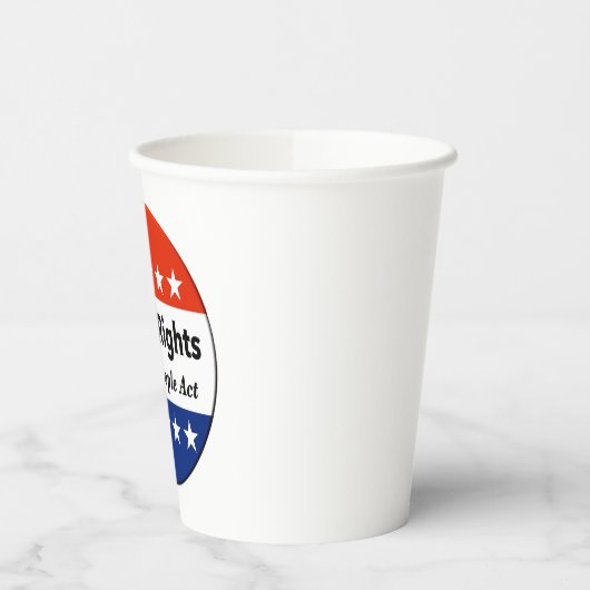 国民法の議決権 紙コップ (左)