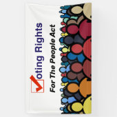 国民法バナーの議決権 横断幕 (縦)