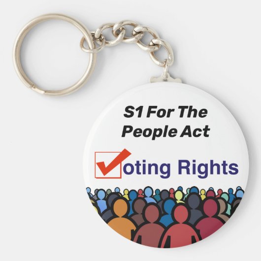 国民法S1議決権 キーホルダー (正面)