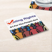 国民法S1議決権 スクエアペーパーコースター (アングル)