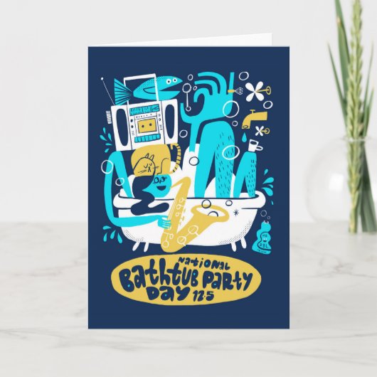 国民浴槽パーティーの日12月15日 カード (正面)