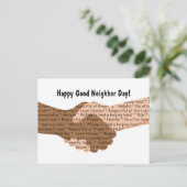 国民的善隣者の日挨拶 ポストカード (スタンド正面)