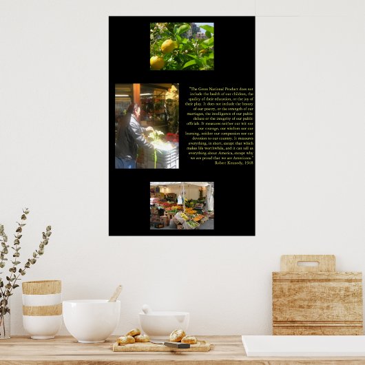 国民総生産 ポスター (キッチン)